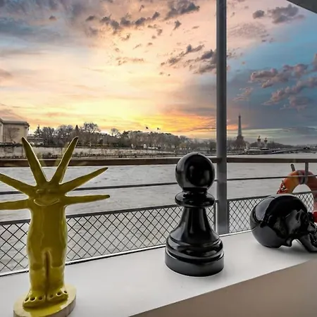 Luxury Houseboat Vip Service - Show Jumping Appartement Paris